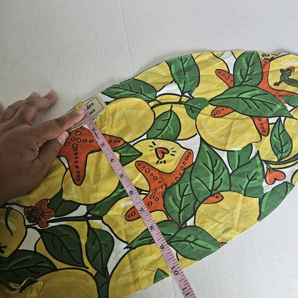 Alessandro Enriquez Lemon Print Tie Back Tube Top IT 42 - Picture 14 of 14